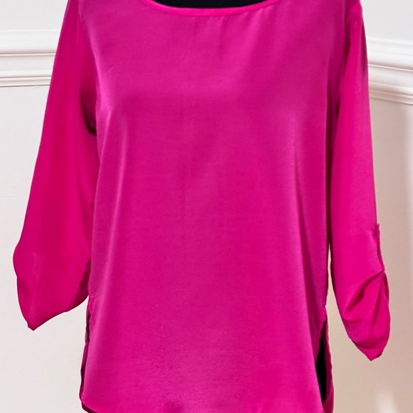 Fun & Flirt Tops - Fun & Flirt Vibrant Pink Blouse